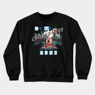 Cry Me A Chicago River Punk Crewneck Sweatshirt